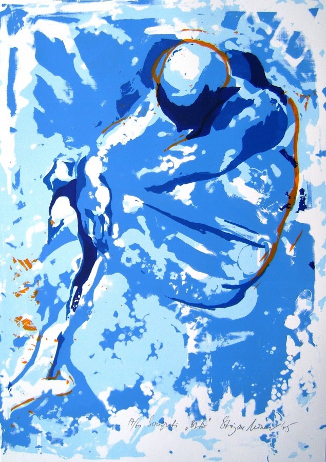 Blue - serigraphy
